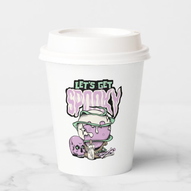 Gobelets En Papier Tasse à papier Halloween Party (Recto)