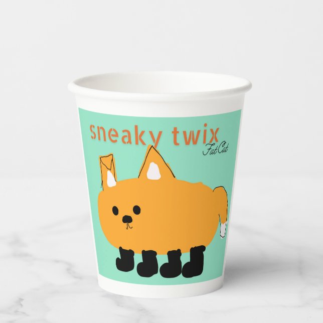 Gobelets En Papier Tasse à papier twix pivotante (Recto)