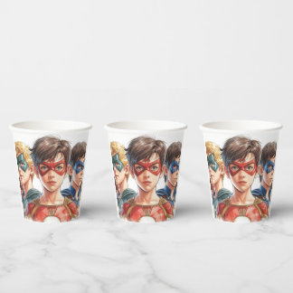 Gobelets En Papier Tasse de boisson Joyeux Anniversaire avec photo de