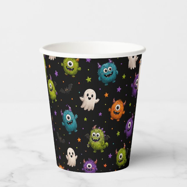 Gobelets En Papier Tasse de fête Calling All Little Monsters (Recto)