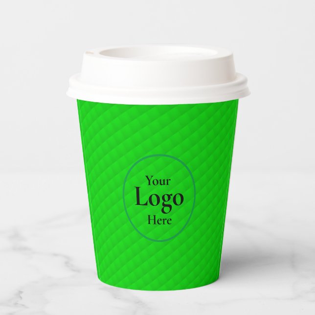 Gobelets En Papier Tasse de papier d'affaires (Verso)