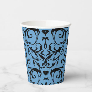 Gobelets En Papier Tasse en papier à motif damassé