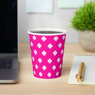 Gobelets En Papier Tasse en papier aromatisée au trèfle