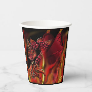 Gobelets En Papier Tasse en papier de Crimson Dragon