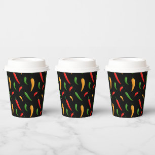 Gobelets En Papier Tasse en papier de poivrons piment épicé