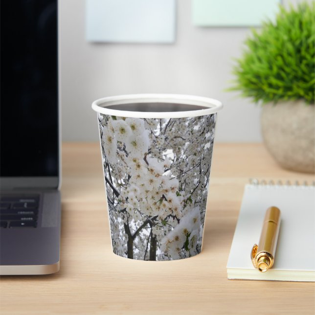 Gobelets En Papier Tasse en papier Fleur enneigée (Insitu)