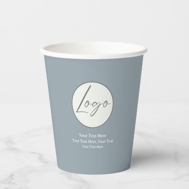 Gobelets En Papier Tasse en papier logo (Recto)