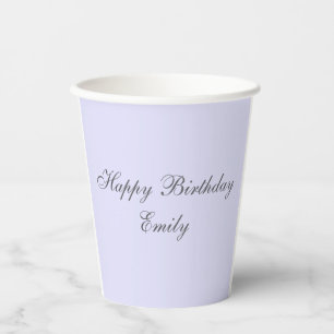 Gobelets En Papier Tasse en papier minimaliste pour fête d'anniversai