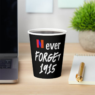 Gobelets En Papier Tasse en papier Never Forget 1915