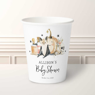 Gobelets En Papier Tasse en papier pour Baby Shower Halloween