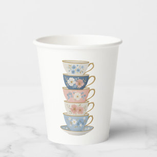 Gobelets En Papier Tasse en papier pour la fête de mariage 'Time for 
