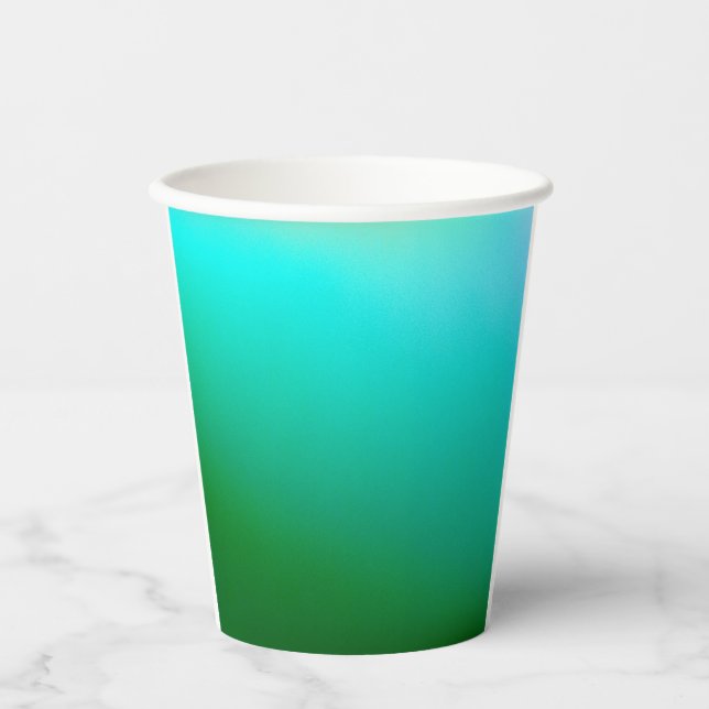 Gobelets En Papier Tasse en papier Rêve Vert (Recto)