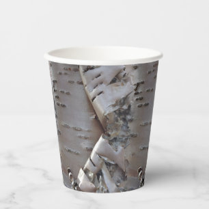 Gobelets En Papier Tasse en papier rustique en écorce de bouleau fris