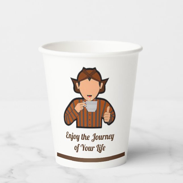 Gobelets En Papier Tasse en papier traditionnelle (Recto)