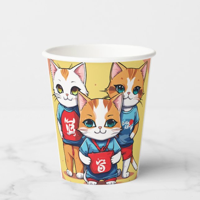 Gobelets En Papier Tasses à café (Recto)