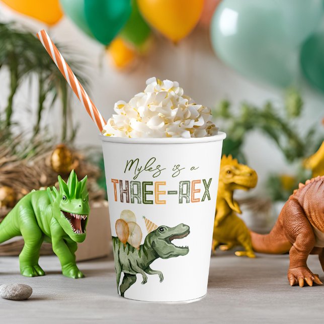 Gobelets En Papier Tasses à papier à trois rex (Créateur téléchargé)