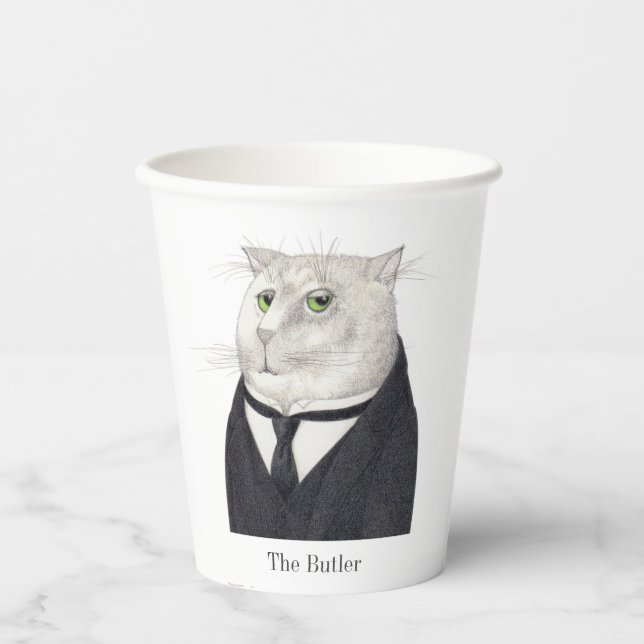 Gobelets En Papier Tasses à papier TACLE BUTLER (Recto)