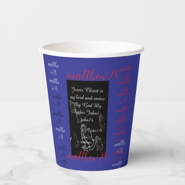 Gobelets En Papier Tasses du ministère (Recto)