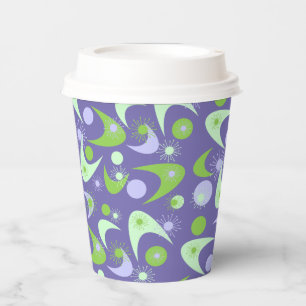 Gobelets En Papier Tasses en papier Boomerangs Rétro