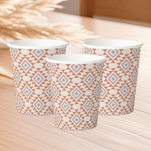 Gobelets En Papier Tasses en papier Cowgirl du désert dernier rodéo