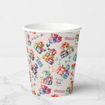 Tasses en papier Eid Mubarak – Boîtes de cadeaux c