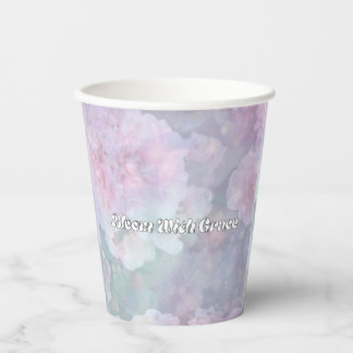 Gobelets En Papier Tasses en papier magique Fleurs