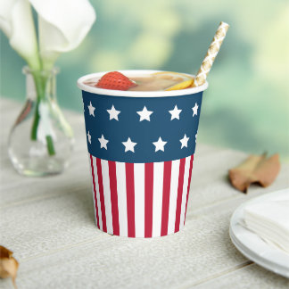 Gobelets En Papier Tasses en papier patriotiques