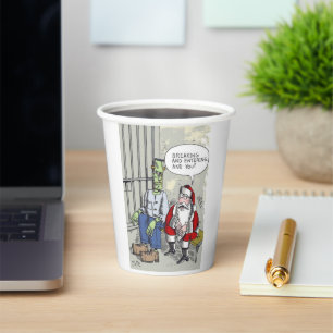Gobelets En Papier Tasses en papier Santa en prison
