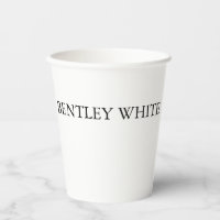 Tendance Chic Blanc Style Simple Simple Plaque Vot
