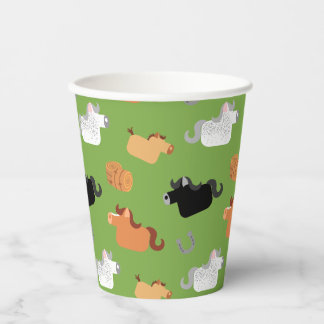 Gobelets En Papier Tenez vos chevaux