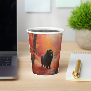 Gobelets En Papier Terre-Neuve en automne Leaves Fall Inspire