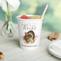 Thanksgiving Simple Turquie Elégant Donner Un Reme