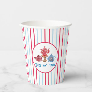 Gobelets En Papier Thé pour deux théières de 8oz Coupe de papier