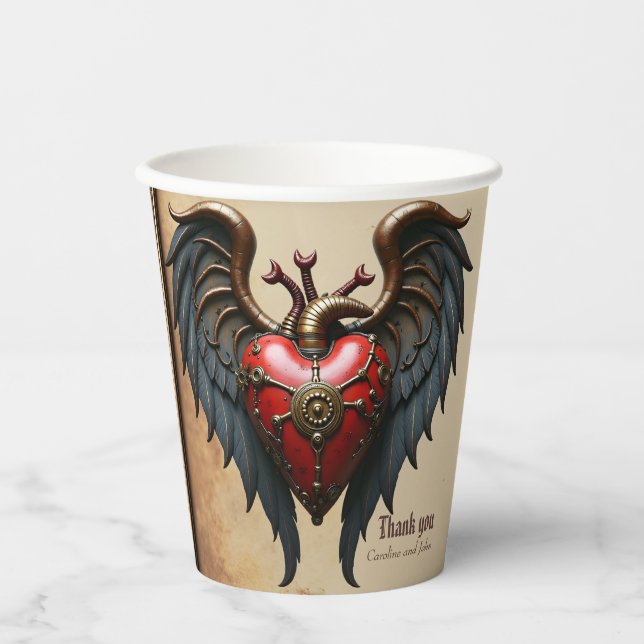 Gobelets En Papier The pulsating heart of mechanics, (Recto)