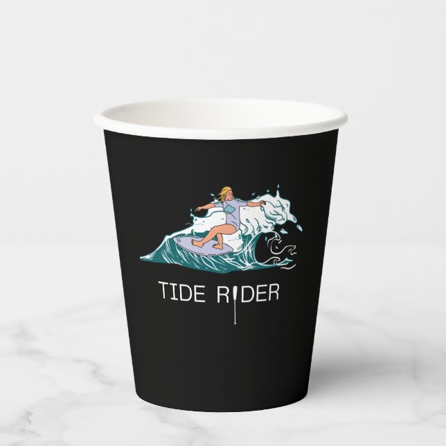 Gobelets En Papier Tide Rider (Recto)