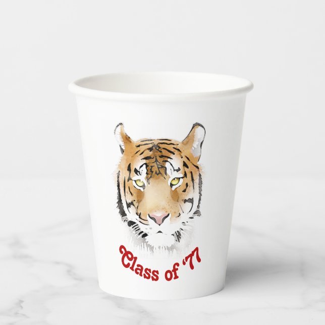 Gobelets En Papier Tiger Tiger Classe aquarelle Réunion (Recto)