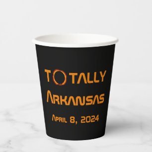 Gobelets En Papier Totalement Arkansas 2024 Solar Eclipse