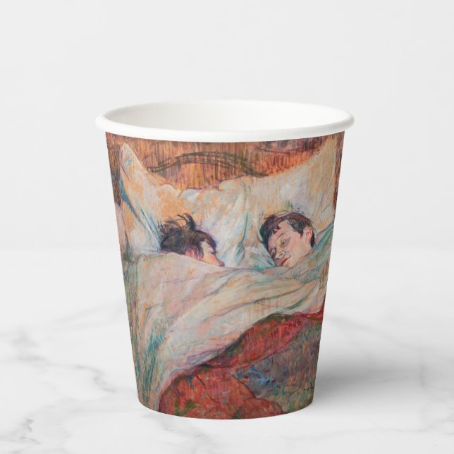 Gobelets En Papier Toulouse-Lautrec - Le Lit (Recto)