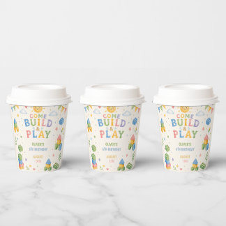 Gobelets En Papier Tous âges, Blocs de construction anniversaire enfa