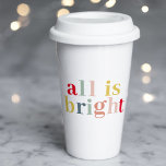 Gobelets En Papier Tout Est Clair Et Coloré Moderne | Joyeux Fêtes<br><div class="desc">Découvrez l'esprit festif et profitez de notre magnifique collection "All Is Bright" pour célébrer vos vacances ! Que vous soyez dans les couloirs ou que vous ayez des souhaits chaleureux, nos produits de vacances modernes et colorés sont parfaits pour célébrer cette saison joyeuse. Répandez l'esprit de vacances avec notre collection...</div>