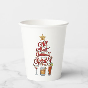Gobelets En Papier Tout sur les esprits de Noël Cocktails Whiskey Sta