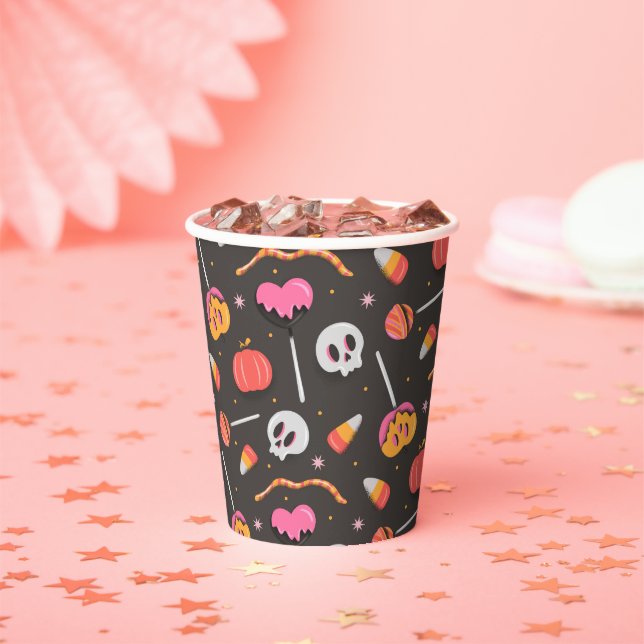 Gobelets En Papier Traitements d'Halloween (Insitu)