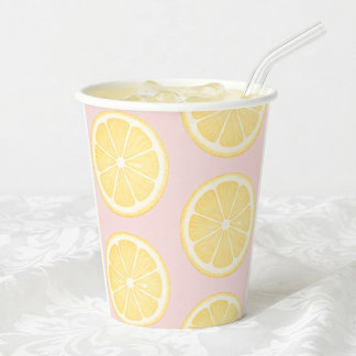 Gobelets En Papier Tranche de citron