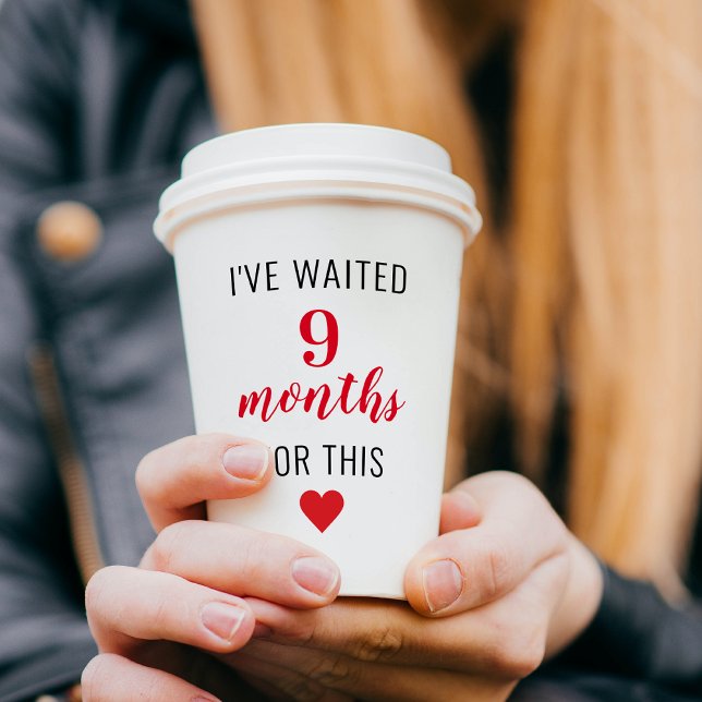 Gobelets En Papier Trendy Red Post Grossesse Drôle Citation (Créateur téléchargé)