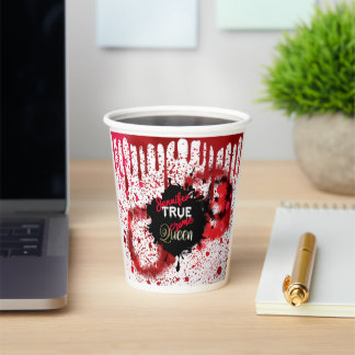 Gobelets En Papier True Crime Queen Personnalisé