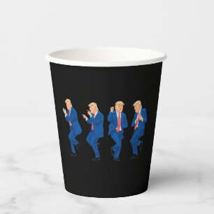 Gobelets En Papier Trump 45 47 Danse Drôle Danse USA Président