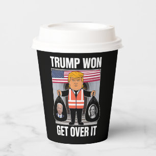 Gobelets En Papier Trump a Gagné Passer à Autre Chose Maga a Gagné Él
