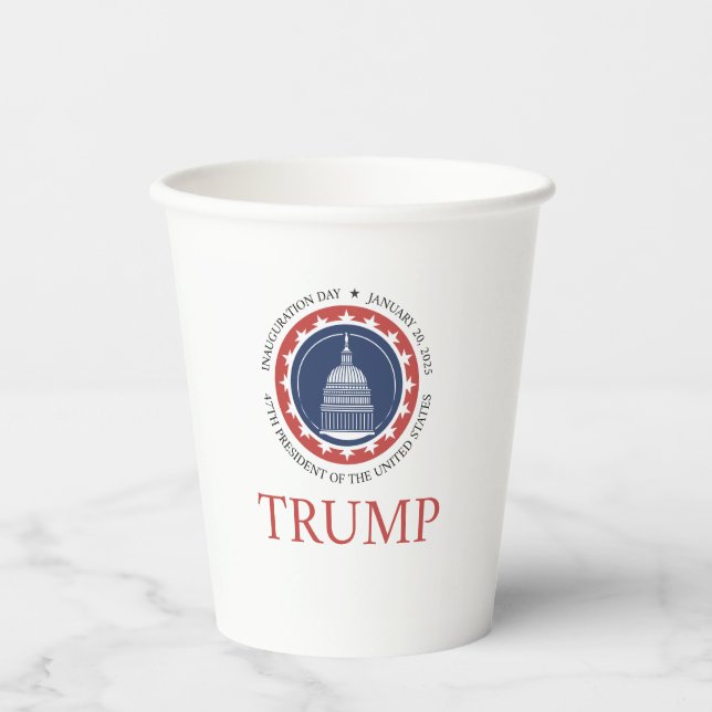 Gobelets En Papier Trump Inauguration cup, Inauguration party (Recto)