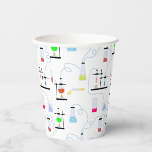 Gobelets En Papier Tubes d'essai en chimie et science du laboratoire 