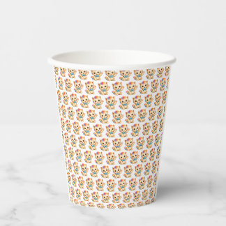 Gobelets En Papier Tumble le petit chat arc-en-ciel